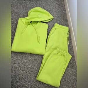 Neon Green Track Pants & Joggers